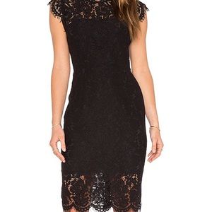 Black lace dress